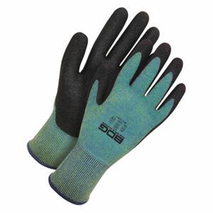 BDG 99-1-9729-8 Coated Glove, M, PVC, HPPE, Sandy, Green, 1 Pair | CN9EHN 55KZ47