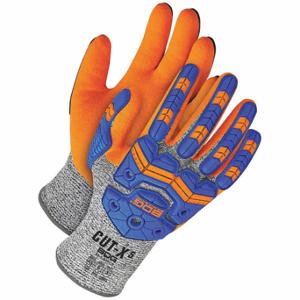 BDG 99-1-9791-7-K Coated Glove, S, ANSI Impact Level 2, Nitrile, HPPE, Sandy, 1 Pair | CN9EJM 780XX3