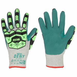 BDG 99-1-9793-10 Knit Gloves, Size XL, ANSI Cut Level A6, ANSI Impact Level 2, Palm, Dipped, Nitrile | CN9FBB 61JY30