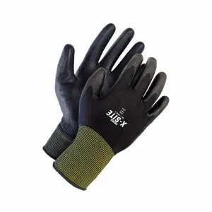 BDG 99-1-9802-12 Coated Glove, 3XL, Smooth, Polyurethane, Palm, Dipped, ANSI Abrasion Level 3, Nylon | CN9EUZ 360WL1