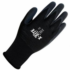 BDG 99-1-9860-8 Coated Glove, M, Sandy, Foam Nitrile, Nylon, Full Finger, 1 Pair | CN9EHT 55LA72