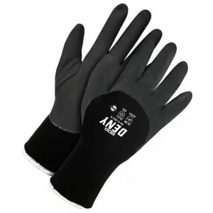 BDG 99-9-265-1-2K Knit Gloves, 3XL, 3/4, Nitrile, Acrylic, Smooth, Black, 1 Pair | CN9EZJ 780XM7