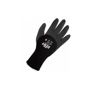 BDG 99-9-265-11 Knit Gloves, Size 2XL, 3/4, Dipped, Foam Nitrile, Acrylic, Smooth, Black, 1 Pair | CN9EYY 61CW28