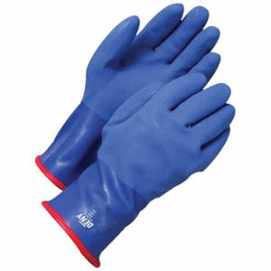 BDG 99-9-821-9 Chemikalienbeständiger Handschuh, 12 Zoll Länge, Blau, Größe L, 1 Paar | CN9DUB 61CW32