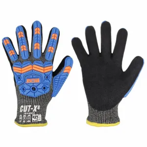 BDG 99-9-9791-9 Cut-Resistant Gloves, L, Palm, Dipped, Nitrile, Hppe, Ansi Cut Level A6, 1 Pr | CN9EUJ 56LC78