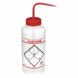 BEL-ART - SCIENCEWARE F11646-2232 Bottle Wash Acetone 32 Ounce - Pack Of 6 | AB6JGT 21TR73 / 11646-2232