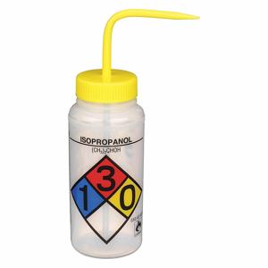 BEL-ART - SCIENCEWARE F11716-0008 Wash Bottle Standard Spout 500ml Yellow Pk4 | AF7KQV 21TP99 / 11716-0008