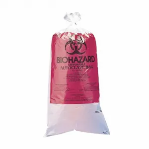 BEL-ART - SCIENCEWARE F13162-0009 Autoclavable Biohazard Bag Clear - Pack Of 100 | AF6BUQ 9WCJ4 / 13162-0009