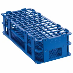 BEL-ART - SCIENCEWARE F18747-0000 Test Tube Rack No-Wire 13mm Blue | AG9QMC 21TP54 / 18747-0000