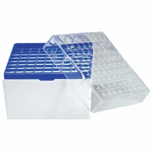 BEL-ART - SCIENCEWARE F18849-0002 Vial Storage Box Cryo-safe Polycarbonate Pk 4 | AF7KRW 21TR85 / 18849-0002