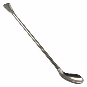 BEL-ART - SCIENCEWARE H36807-0021 Lab Spoon With Spatula 304 Stainless Steel 1.7ml Capacity | AE2NEC 4YMR8 / 36807-0021