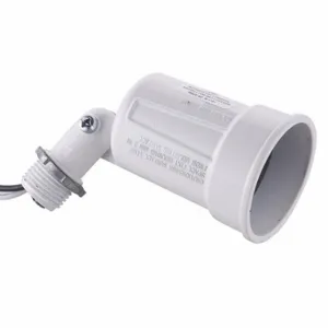 BELL ELECTRICAL SUPPLY 5606-1 Weatherproof Lampholder, 75-150W Par 38, Universal, 150 W Fixture Watt, White | CN9JPL 623P18