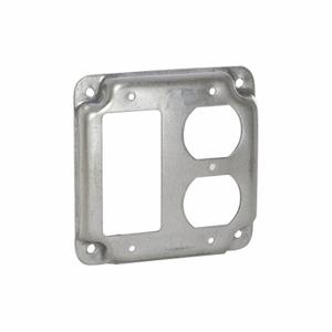 BELL ELECTRICAL SUPPLY 915C Electrical Box Cover, Square, 2 Gangs, 9/16 Inch Dp, 4 1/8 Inch Width, 4 1/8 Inch Length | CN9JKE 35U183