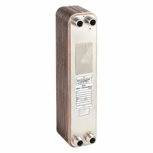 BELL & GOSSETT BPDW415-40 LCA Heat Exchanger, Brazed Plate Double Wall, 435 PSIG Design, 1 Inch MNPT | CJ2KQP 6RGC9