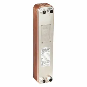 BELL & GOSSETT BPR415-28-LCA Heat Exchanger, Brazed Plate, 435 PSIG Design, 0.0273 Gal./Chnl. Volume | CJ2KQM 2NXU7