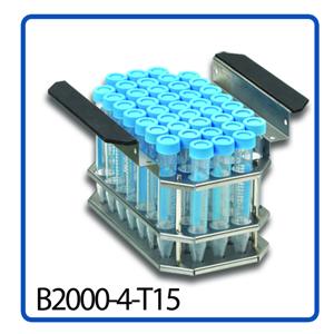 BENCHMARK SCIENTIFIC B2000-4-T150 Reagenzglasgestell, für 41 x 15-ml-Röhrchen | CE7MEL