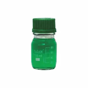 BENCHMARK SCIENTIFIC B3000-100-G Media Bottle, 3.38 Oz Labware Capacity To English, Trace Metals, Rubber, 10 PK | CN9JTP 14N160