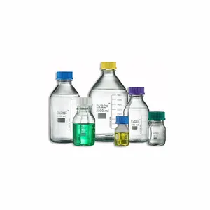 BENCHMARK SCIENTIFIC B3000-SP-G Media Bottle Starter Pack, Type I Borosilicate Glass, Trace Metals, 10 PK | CN9JTL 14N165