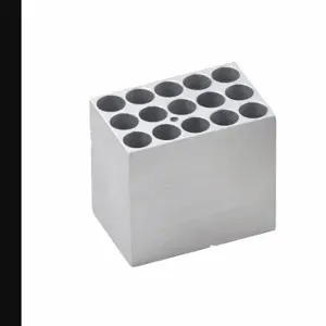 BENCHMARK SCIENTIFIC BSH100-1213 Digital Dry Bath Block, 15 x 12-13mm Tubes, 60mm Tall, No Lid | CE7MFW