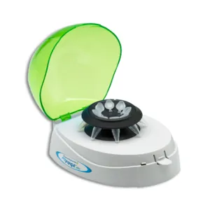 BENCHMARK SCIENTIFIC C1008-G-E Mini Centrifuge, Green Lid, 2 Rotors, 100 To 240V | CE7MJB