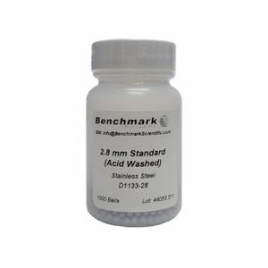 BENCHMARK SCIENTIFIC D1133-28 Bulk Beads, 3mm Size, Stainless Steel, Pack Of 1000 | CE7MKE