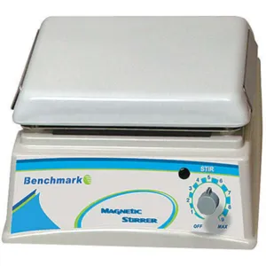 BENCHMARK SCIENTIFIC H4000-S Magnetic Stirrer, 7.5 x 7.5 Inch Size | AF4URW 9KWD5