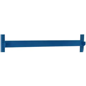 BENCHPRO B60 Bin Rail 60 W x 1-1/2 D x 4 Inch H Blue | AA4NXC 12V593