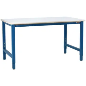 BENCHPRO KF3672+LP Ergonomic Workbench Blue 72l x 36w x 30h Inch | AA4UDX 13E309