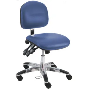 BENCHPRO LAS-DCR-WW-BLUE Ergonomic Chair Vinyl blue | AH2GRT 28AD69