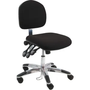 BENCHPRO WAS-F-WW-BLACK Task Chair 450 Lb Blue Polished Aluminium | AF8LNM 28AE20