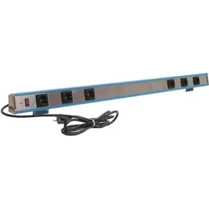 BENCHPRO SU8-66 Power Strip 8 Outlets 5-15r 220v 66inl | AG6XVU 49K973