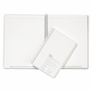 BERKSHIRE CORPORATION BSNB.08111/4.1 Cleanroom Spiral Notebook, 1/4 Inch Grid, White, 104 gm 2 | CN9JZN 3LDN8