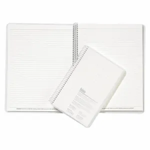 BERKSHIRE CORPORATION BSNB.05081/4.2 Cleanroom Spiral Notebook, 1/4 Inch Grid, White | CN9JZM 3LDN6