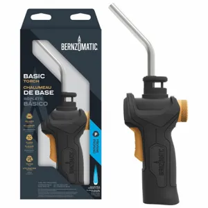 BERNZOMATIC 421774 Torch Kit, Webbed, Trigger-Start, Adj Flame, Fixed Tip, Hand Torch | CN9KCJ 60HH49