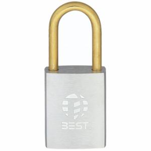 BEST 11B722L Padlock, 1 1/2 Inch Vertical Shackle Clearance, 7/8 Inch Height, SFIC | CN9LXC 52HK47