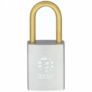 BEST 11B720L Padlock, 1 1/2 Inch Vertical Shackle Clearance, 7/8 Inch Height, SFIC | CN9LXB 52HK51