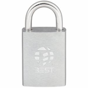 BEST 11B70T Padlock, 3/4 Inch Size Vertical Shackle Clearance, 7/8 Inch Height | CN9LYG 52HK50