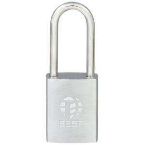 BEST 11B772T Padlock, 2 Inch Size Vertical Shackle Clearance, 7/8 Inch Height | CN9LYZ 45CK63