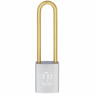 BEST 11B780T Padlock, 4 Inch Size Vertical Shackle Clearance, 7/8 Inch Height | CN9LYR 52HK55