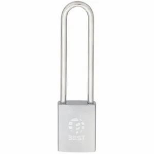 BEST 11B782L Padlock, 4 Inch Size Vertical Shackle Clearance, 7/8 Inch Height | CN9LYN 45CK15