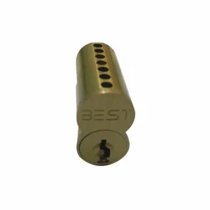 BEST 1C6D1606 Interchangeable Core, D, Satin Brass, 6 Pins | CN9LFQ 425P75