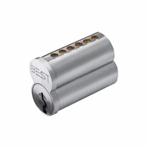 BEST 1C6R1626 Interchangeable Core, R, Satin Chrome, 6 Pins | CN9LGE 425P78