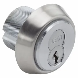 BEST 1E74C181R810626 Mortise Cylinder, Satin Chrome | CN9LRC 402R02