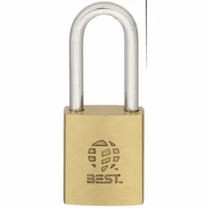 BEST 21B772L606 Padlock, 2 Inch Size Vertical Shackle Clearance, 7/8 Inch Height | CN9LXN 425R08