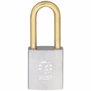 BEST 21B772T Padlock, 2 Inch Size Vertical Shackle Clearance, 7/8 Inch Height | CN9LXM 45CK22