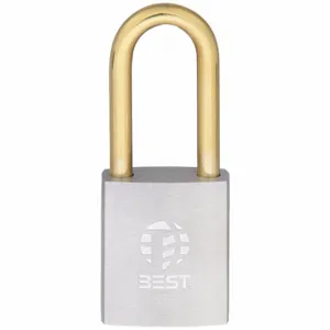 BEST 21B772T Padlock, 2 Inch Size Vertical Shackle Clearance, 7/8 Inch Height | CN9LXM 45CK22