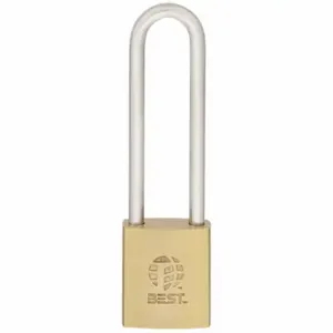 BEST 21B782L606 Padlock, 4 Inch Size Vertical Shackle Clearance, 7/8 Inch Height | CN9LYU 425R09