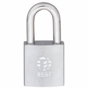 BEST 41B720T Padlock, 1 1/2 Inch Vertical Shackle Clearance, 7/8 Inch Height, SFIC | CN9LZA 52HK80