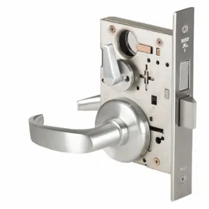 BEST 45H0L14H626LHVIN Mortise Lockset, Grade 1, 40H, Satin Chrome, Lock Is Keyless | CN9KWZ 455V30