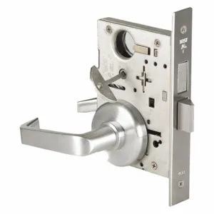 BEST 45H0L15H626LHVIN Mortise Lockset, Grade 1, 40H, Satin Chrome, Lock Is Keyless | CN9KXA 455V35